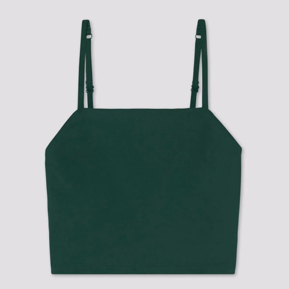 Girlfriend Collective moss Devon compressive cami